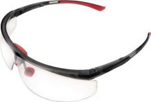 NW Schutzbrille Adaptec EN 166-1FT Bügel schwarz/rot,Scheiben klar HONEYWELL (4000370042)