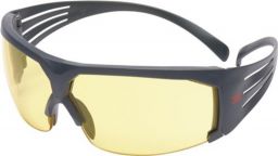 NW Schutzbrille SecureFit-SF600 EN 166 Bügel grau,Scheibe gelb PC 3M (4000370079)