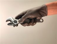 NW Einweghandschuhe TouchNTuff 93-250 Gr.7,5-8 anthrazit Nitril EN 374 Kat.III (4000371573)