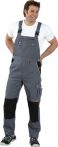 PLANAM Latzhose Canvas 320 - Grau/Schwarz