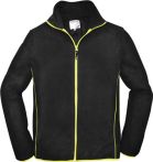 Terrax Herren Fleecejacke - Schwarz/Limette