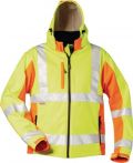 Feldtmann Warnschutz-Softshelljacke JIM - Gelb/Orange