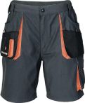 Terrax Herrenshorts - Dunkelgrau/Schwarz/Orange