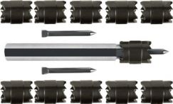 NW Schweißunktfräsersatz D.10mm HSS-G 13 tlg. RUKO (4000600048)