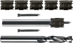 NW Schweißpunktfräsersatz D.10-8mm HSS-G/HSS-Co5 9 tlg. RUKO (4000600049)