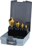 NW Querlochsenkersatz 2-5/5-10/10-15/15-20mm HSS-TiN 4 tlg. Ku.-Kassette RUKO (4000601654)