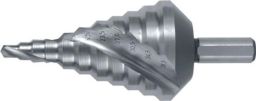 NW Stufenbohrer Bohrber.5,3-38,5mm HSS Spiralnut RUKO (4000601760)