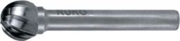 NW Frässtift Form KUD D.6mm Kopf-L.5mm Schaft-D.6mm HM Verz.Alu RUKO (4000602826)