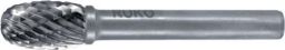 NW Frässtift Form TRE D.3mm Kopf-L.6mm Schaft-D.3mm HM Verz.KVZ 4 RUKO (4000602839)