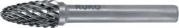 NW Frässtift Form RBF D.3mm Kopf-L.13mm Schaft-D.6mm HM Verz.KVZ 4 RUKO (4000602852)