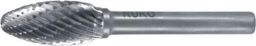 NW Frässtift Form FLH D.3mm Kopf-L.6mm Schaft-D.3mm HM Verz.KVZ 4 RUKO (4000602876)
