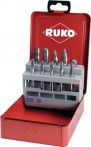 NW Kleinfrässtiftesatz Schaft-D.6/12mm 10tlg.HM Verz.Kreuz Metallkassette RUKO (4000602942)