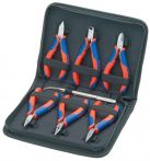 NW Elektronikzangensatz 7-tlg.6 Zangen,1 Präzisionspinzette KNIPEX (4000810498)