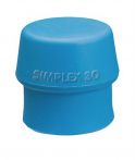 NW Schonhammerkopf SIMPLEX Kopf-D. 30mm TPE-soft blau weich HALDER (4000811732)