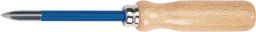 NW Feinmechanikerschaber Klingen-L.85mm Dreizack 7mm m.Holzgriff Rennsteig (4000812472)
