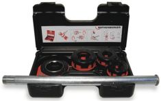 NW Schneidkluppenset 3/8 - 1/2 - 3/4 - 1 - 1 1/4 Zoll Ku.-Koffer Rothenberger (4000781086)