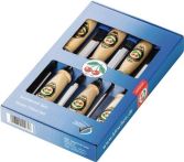 NW Stechbeitelsatz 6,10,12,16,20,26mm Weißbuchenh.Ulmer Form 6tlg.Krt.KIRSCHEN (4000815310)