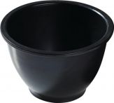 NW Gipsbecher H.90mm D.oben:125/unten:60mm kon.Gum.schwarz (4000816573)
