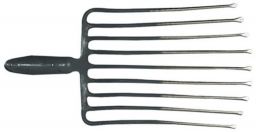 NW Steingabel 9,Zinkenlänge 330mm m. Federdülle,o. Stiel Stahl,rot-silber lack. (4000818579)