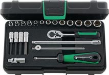 NW Steckschlüsselsatz 1/4 Zoll 22tlg.3,5-13mm 6KT Hebelumschaltkn. 22 Z. STAHLWILLE (4000820580)