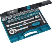 NW Steckschlüsselsatz 25tlg. 10-32mm 1/2Zoll CV. i.Ku.-Kasten (4000820597)