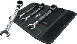 NW Knarrenringmaulschlüsselsatz 4 tlg. SW 10-19 Haltef. 80Z. Rings.15 Grad gekröpft (4000821840)