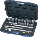 NW Steckschlüsselgarnitur 50810131080 3/4 Zoll 21 tlg. Heytec (4000824576)