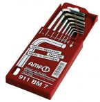 NW Winkelschraubendreher Satz 7tlg. 6KT SW2-8mm ISO2936 AMF i.Ku.-Box (4000825333)