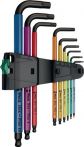 NW Winkelschraubendrehersatz 6KT 9-tlg. SW1,5-10mm Farbcodierung im Ku.-Halter (4000825528)