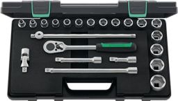 NW Steckschlüsselsatz 52/16/6 1/2 Zoll 22 tlg.SW 10-32 L.460mm CV STAHLWILLE (4000826443)