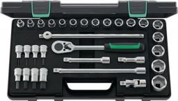 NW Steckschlüsselsatz 52/54/25/6 1/2 Zoll 31 tlg.SW 8-32 L.460mm CV STAHLWILLE (4000826445)