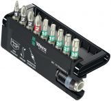 NW Edelstahlbitsortiment BC 10 Stainless 1 10tlg.PH/PZD/T/Schnellw.Halter WERA (4000828393)