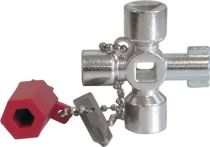 NW Schaltschrankschlüssel Mini 6 Funktionen m.Bitadapter (4000829758)