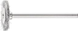 NW Minirundbürste RBU D19xB2xL5mm Stahldraht Schaft-D.3mm PFERD (4000840567)