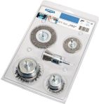 NW Bürstensortiment 6mm Drahtstärke 0,3mm Stahldraht 4500min-¹ 5-tlg.OSBORN (4000841238)