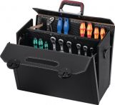 NW WerkzeugtascheB.460xT.210xH.340mm 33l Rindleder schwarzMittelw. CP-7 Stecksyst. (4000871699)