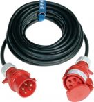 NW CEE-Verlängerung m.Phasenwender 16 A 400 V 10m H07RN-F 5x2,5 mm² schwarz IP44 (4000873823)