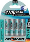 NW Akkuzelle maxE 1,2 V 2100 mAh R6-AA-Mignon HR6 4 4St./Blister ANSMANN (4000876118)
