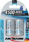 NW Akkuzelle maxE 1,2 V 4500 mAh R14-C-Baby HR14 2 2St./Blister ANSMANN (4000876119)