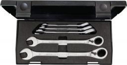 NW Knarrenringmaulschlüsselsatz 5 tlg. SW 8-19 mit Umschalthebel 7 UR-005 (4000880491)