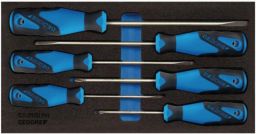 NW Werkzeugmodul T.310mmxB.157,5mm 6tlg. Schraubendreher Schlitz/PZD GEDORE (4000881215)