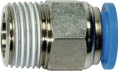 NW Gerader Einschraubsteckverschraubung R 1/8 Zoll 9,73mm Schlauch-Außen-D. 6mm (4588881533)