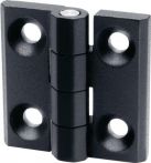 NW Scharnier GN 237 H.30mm B.30mm S.2mm Zink-Druckguss m.Bohrungen f.Senkschrauben (4601002080)