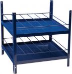 NW Regalelement LOGS 180 H520xB540xT390mm blau RAL 5022 2x6-reihig (5000680988)