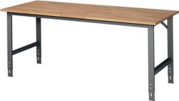 NW Werktisch B2000xT800xH760-1080mm Arbeitsplatte Buche Gestell anthrazit (9000425575)