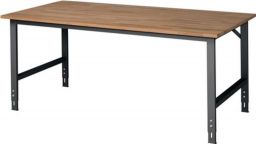 NW Werktisch B2000xT1000xH760-1080mm Arbeitsplatte Buche Gestell anthrazit (9000425577)