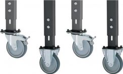 NW Rollensatz 2 Bock-/2 Lenkrollen m.Feststeller D.125mm f.Werktisch-H.760-1080mm (9000425583)