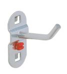 NW Werkzeughalter D.6mm T.50mm m.schrägem Hakenende f.Lochplatten 5St./Btl. (9000428028)