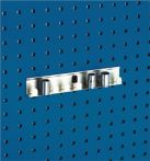 NW Steckschlüsselhalter B.270mm 8 Aufnahmen f.1/2 Zoll-Einsätze f.Lochplatten BOTT (9000429114)