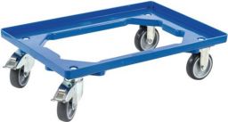 NW Kistenroller Trgf.250kg Gummi-Bereifung L605xB405mm Ku.blau (9000444240)